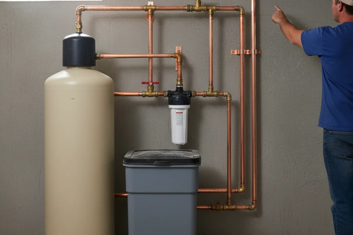 Whole-house water treatment system installed in Leonard